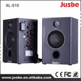 Jusbe XL-510 40W/4ohm Teaching Home Audio Sound System Monitor 2.0 Speaker Box with Wireless Microphone Reveiver