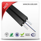 2 Core FTTH Indoor Drop Wire Fiber Optic Cable