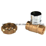 Brass Magnetic Lockable Ball Valve BS21 Standard