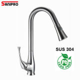 Sanipro 2017 Sanipro Home Stainless Steel Pull out Sink Faucet
