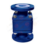 Floating Ball Check Valve with PFA Lined