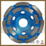 4 Inch Concrete Diamond Cup Grinding Wheel with Double Row