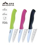 FDA Top Quality 3 Inch Ceramic Fruit Paring Knife with Sheath