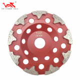 T Turbo Segment Diamond Grinding Cup Wheels for Concrete and Stone