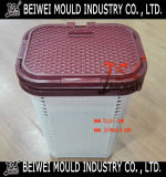 China Plastic Rattan Laundry Basket Injection Mold