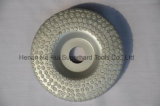 Vacuum Brazing Diamond Cup Wheel for Metal Grinding (diamond banking-up round shape)
