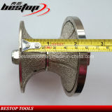 Vacuum Brazed Diamond Manual Profiling Wheel 50mm Thickness