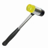 Rubber Hammer, Made of Rubber and Fiberglass Handle