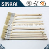 Bended Paint Brushes with Long Wood Handle