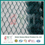 Plastic Coated Mesh Fence Roll/Chain Link Fence for Building