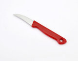 Cutlery Curved Blade Paring Fruit Tofu Knife with Plastic Handle