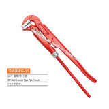 G-11 Construction Hardware Hand Tools 90 Degree Bent Swedish Type Pipe Wrench