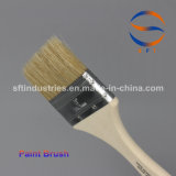 3'' Thin Wooden Handle Pure Pig Hair Paint Brush