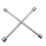 Cross Rim Wrench, Fully Polished Cross Spanner