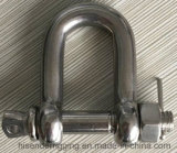 Stainless Steel D Shackle with Safety Nut