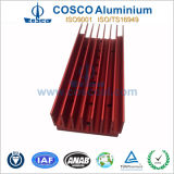 Red Anodized Aluminium Alloy for Home Application Heatsink