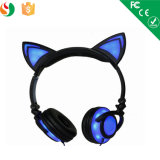Fashion Wired Stereo Glowing Cat Ear Cute Headphones