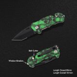 Mini Survival Knife with Camo Handle (#3867)