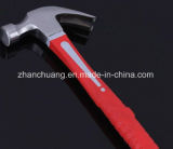 High Carbon Steel Color Fiberglass Handle Claw Hammer