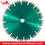 Laser Welded Diamond Blade with Turbo Type Segments for Cutting Granite and Concrete