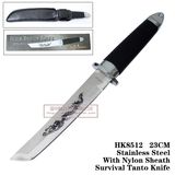 Fixed Blade Hunting Knives Survival Tool Camping Tools Survival Tanto Knife 23cm HK8512