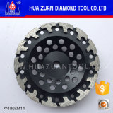 Huazuan 7'' T Shape Segment Hot Pressed Sintering Grinding Cup Wheel