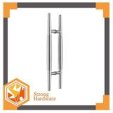 SUS304 H Shape Glass Doors Lever Handle