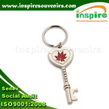 Fancy Keychain with Customized Logo, Zinc Alloy Souvenir Keychain