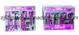 14PCS Ladies Tool Kit Pink Tools Set
