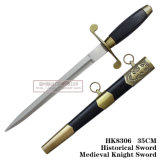 European Knight Dagger Historical Dagger 35cm HK8306