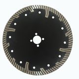 Protective Teeth Turbo Segmented Diamond Saw Blade for Granite, Sandstone