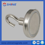 Iron Round Base Neodymium Magnet Hook