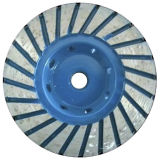 Single Row High Quality Turbo Cup Stone Diamond Grinding Wheel