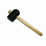 French Type Rubber Hammer with Wooden Handle