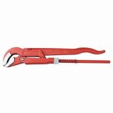 45 Degrees Bent Nose Pipe Wrench, Made of Carbon Steel