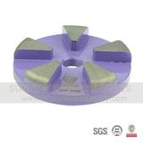 New Round Type Diamond Grinding Wheel for Concrete with 5 Segments