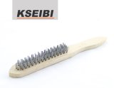 Kseibi Cruved Back Hand Brush with Wooden Handle