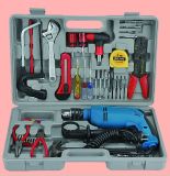 Power Tool (Impact Drill Set, including Impact Drill, Ruler, Drill Bits, Gloves, Knife)