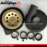 7 Inch Diamond Turbo Grinding Wheel with Dust Cover