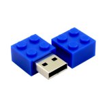 New Building Block Cartoon USB Flash Drive Pen Drive 64GB 32GB 16GB 8GB Pendrive USB 2.0 Flash Card Flash Drive Pen Drive