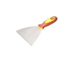 Stainless Steel Double Color Plastic Handle Putty Knife (JL-PKSP)