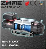 15000lbs Pull Electric Power Resource Winch with Synthetic Rope