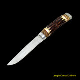 Fixed Blade Knife with Bone Handle (#3606)