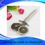 Stainless Steel Double Wheel Handhold Pizza Cutter Knife (PK-02)