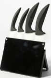 4pieces Ceramic Knife Set with Knife Rack