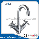 Cross Dual Handle Popular Design Brass Basin Faucet Cheap Price