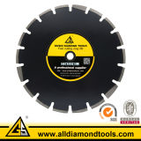 Diamond Saw Blade with Protective Teeth for Asphalt and Green Concrete