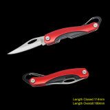 Folding Knife with Anodized Aluminum Handle (#3515)