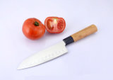 High Quality Stainless Steel Bamboo Handle Kitchen Fruit Knife