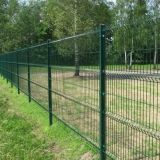 Green Plastic Coated Security Welded Wire Mesh Fence Panel